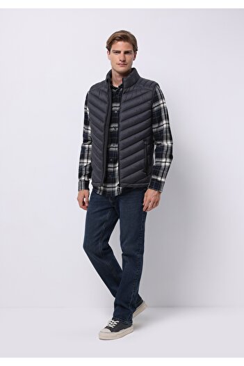 Colin's Slim Fit Erkek Antrasit Yelek