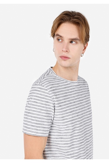 Colin's Ανδρικό γκρι T-Shirt - Μανίκια