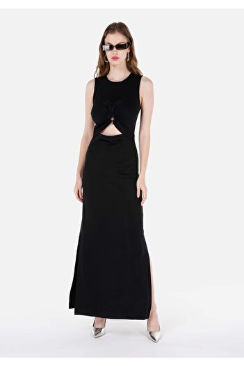 Colin's Slim Fit Women's Black Short Sleeve Dress