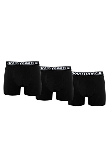 BOUN MARCHE Men's Boxer Lycra Premium 3-Piece Box Passi̇on