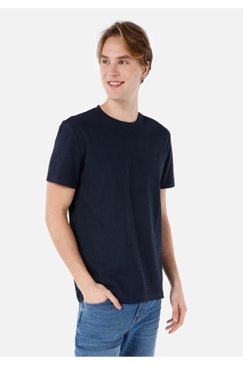Colin's Men's Navy Blue T-Shirt - Sleeves