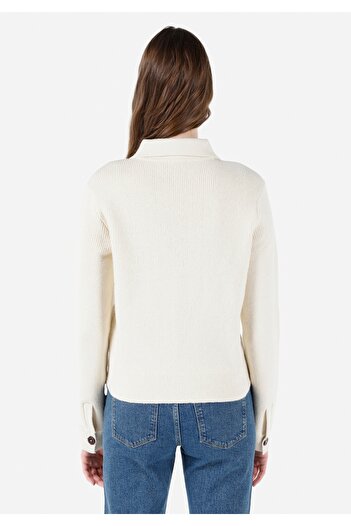 Colin's Regular Fit Women's Ecru Cardigan
