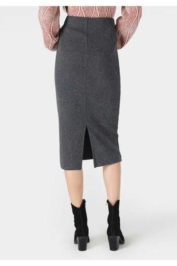 Colin's Slim Fit Midi Anthracite Women's Skirt