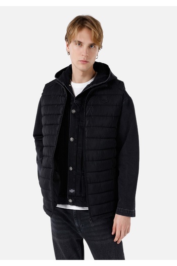 Colin's Regular Fit Men's Black Vest