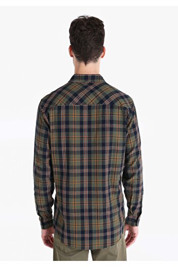 Colin's Men's Green U.Sleeve Shirt