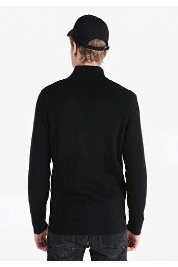 Colin's Ανδρική μαύρη ζακέτα Slim Fit