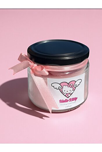 LUMİNARY CANDLE Hello Kitty Coquette Çilek Kokulu Dekoratif Kavanoz Mum