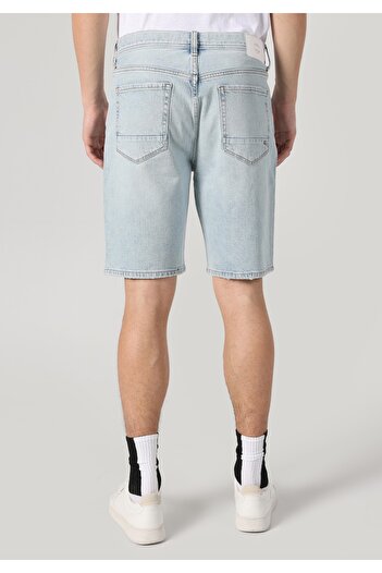 Colin's Baggy Fit Mid Waist Straight Men's Blue Jean Shorts