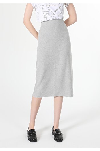 Colin's Slim Fit Γυναικεία Γκρι Φούστα