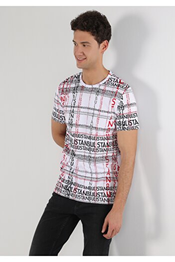Colin's Men's White T-Shirt - Sleeves