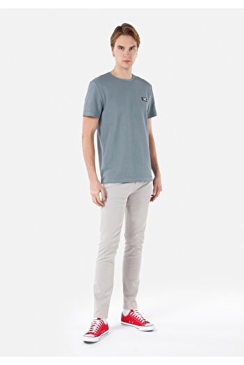 Colin's Straight Fit Low Waist Straight Leg Men's Stone Trousers