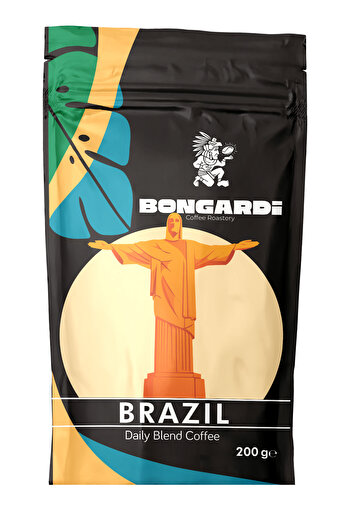 Bongardi Coffee Brezilya Yöresel Blend Kahve 2x200g (ÇEKİRDEK VEYA ÖĞÜTÜLMÜŞ SEÇİLEBİLİR)
