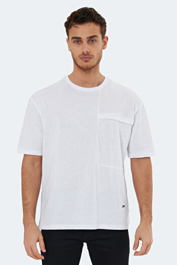 Slazenger Kauri in Oversize Men's White T-Shirt