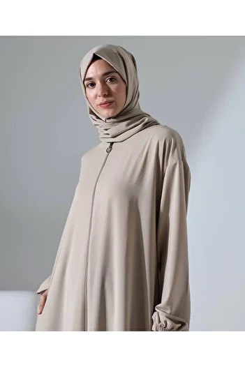 BEREL Μανσέτα με τσέπη με δώρο United Pouch με ελαστικό Luabe Prayer Ferace Beige.