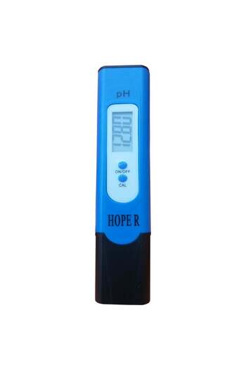 HOPE R Digital PH meter tester with automatic correction, with ATC, calibration powder, box