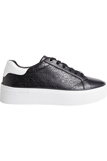 Calvin Klein FLATFORM C LACE UP - MONO MIX