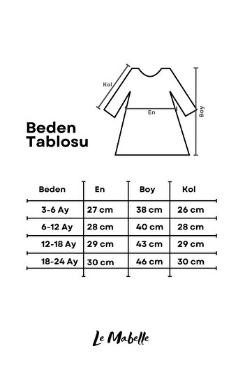 Le Mabelle Ekru  Yıldız Detaylı Kız Bebek Tül Elbise - Vanessa
