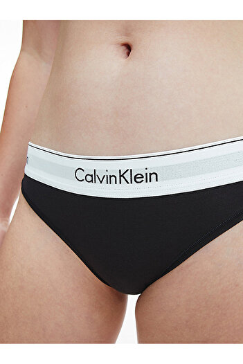 Calvin Klein Kadın Marka Logolu Orta Yüksek Belli Nefes Alabilir Rahat Kumaşlı Gündelik Kullanıma Uy