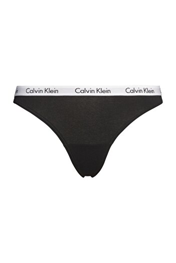 Calvin Klein Kadın Calvin Klein İmzalı Elastik Bantlı Siyah Külot 0000D1617E 001
