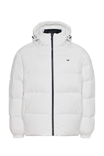 Tommy Hilfiger Men's White Coat Dm0Dm15447Ybr White