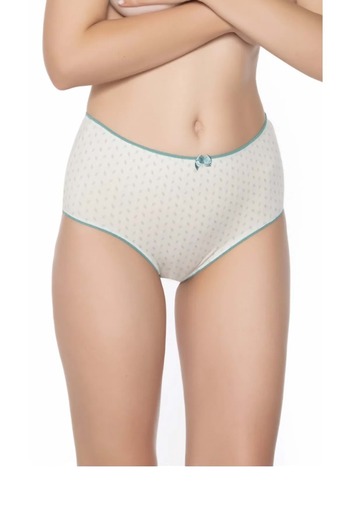 Belinay 3508 Women's High Waist Bato Panties 4 Pack Patterned L