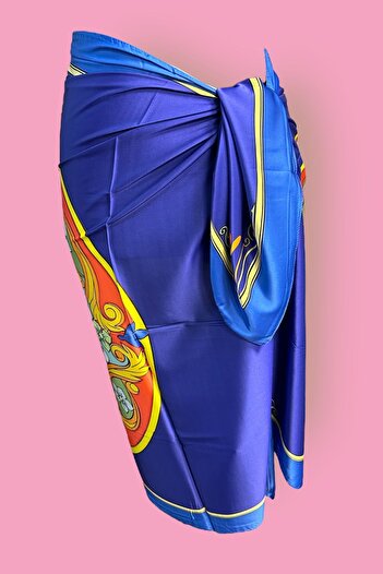 BAHELS Özel Tasarım Güneş Desen İç Göstermeyen Pareo  95*145 Cm