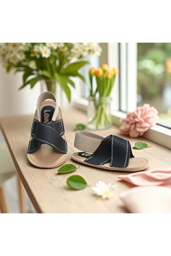 Balgüneş Tekstil Cross Sandals Booties Black