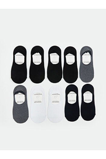 LC Waikiki 10 Pack Lcw Men's Ballerina Socks