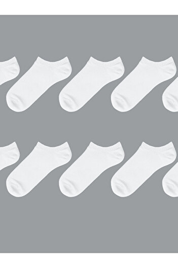 LC Waikiki New Season Women's Flat Sneaker Socks 10 Pcs