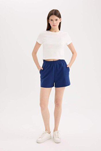 DeFacto New Season Flexible Waisted Straight Leg Shorts