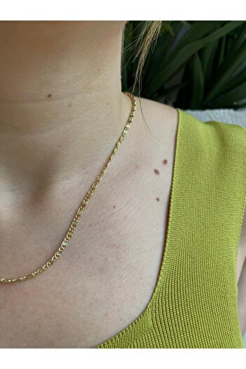 marsel aksesuar Xuping Valentin 14K Zincir Gold Kolye 50 cm