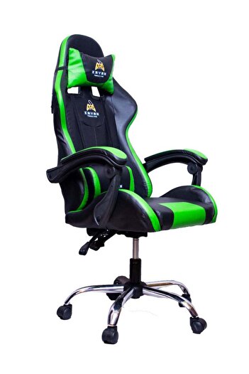 KAYAN High-QUALITY Comfortable RGB LED Lightning Gaming Chair With Back Massage Pillow & Bluetooth Speaker