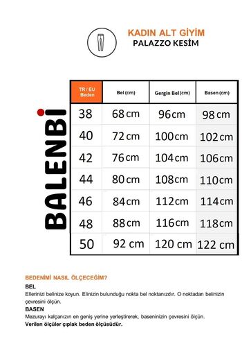 Balenbi 1003 Model High Waist Lycra Brown Palazzo Women's Trousers
