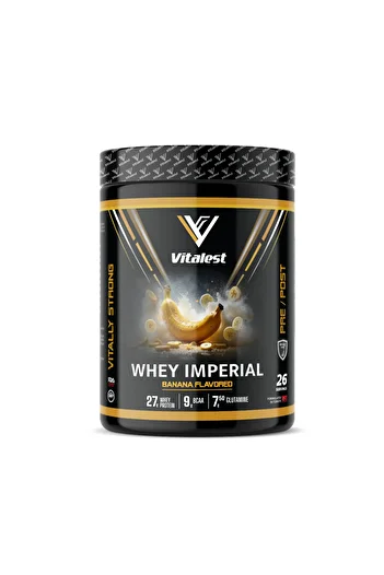 Vitalest Whey Imperial Banana Flavored 988g. Protein Powder 26 Servings