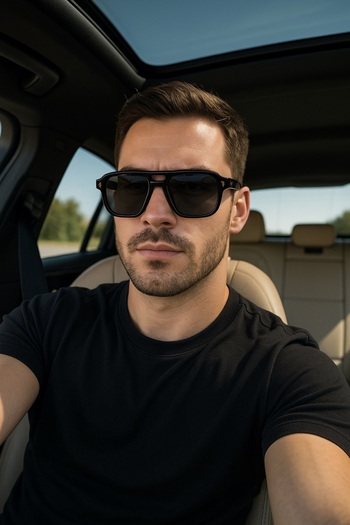 LOOKUP Sunglasses Uv400 Protected Men's Unisex Women's Ekartman for Ages and Above with Case and Wipe Cloth