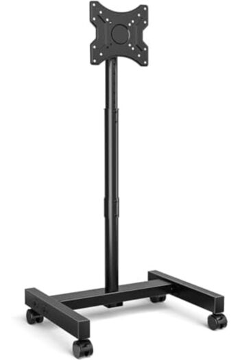HAMOOD TV SA Classic Tiltable and Rotatable TV Stand for Flat and Curved Screens 13-50 Inches, HMD-1511