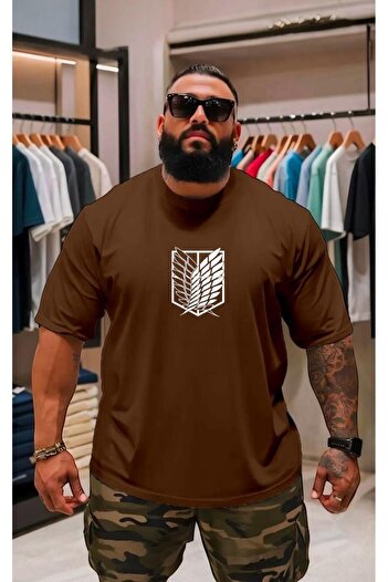 BENROMA Plus Size Unisex Printed T-Shirt