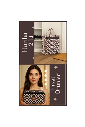 MorPort 6-Compartment Patterned Shoe Sleeve Travel I Liquid-Proof Multi-Purpose Hold Sleeves Makeup Bag