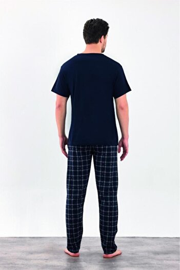 Estiva 100% Cotton Interlock Short Sleeve Men's Pajama Suit