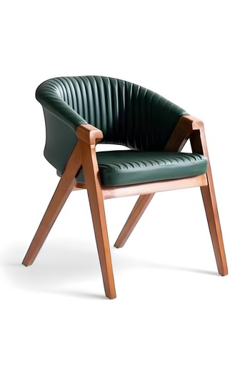 VUENS Retro Modern Deri Sandalye