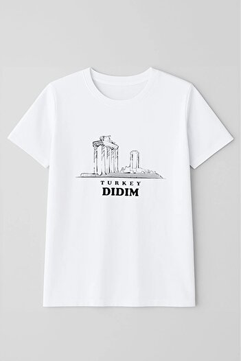MARKAPIA Men's Crew Neck 100% Cotton Didim Printed Short Sleeve T-Shirt