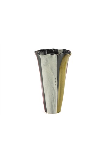 Mikasa Moor Green Burgundy Vase 25X43Cm