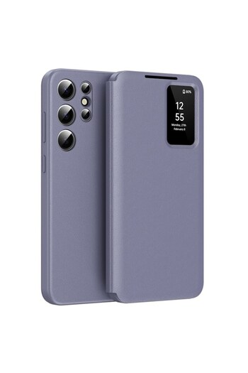 Stef's Cat Husa pentru Samsung Galaxy S25 Ultra, I22, Piele ecologica, Purple