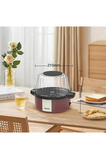 Tradeo 700W Electric Popcorn Maker, 2.5L Capacity, Nonstick Plate, Fast Heating, Cool-Touch,