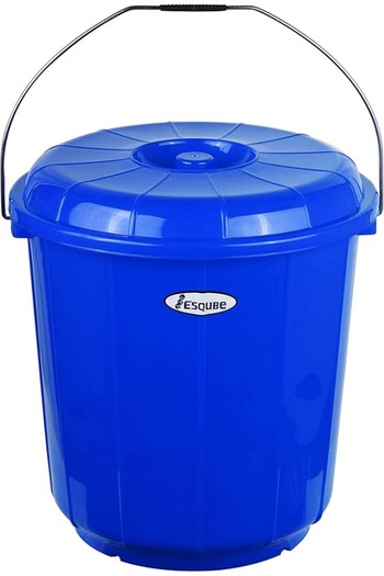 NEXTBRIDGE Oasis Bucket with Lid Blue 25ltr