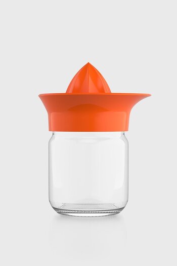 Renga Neo 210 ml Orange Lid Glass Lemon Squeezer 201010