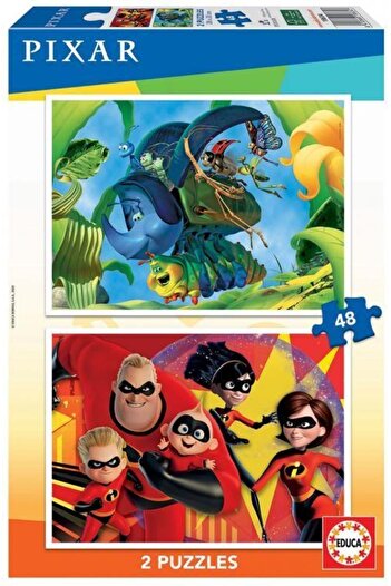 EDUCA Puzzle 2 in 1 Disney Pixar