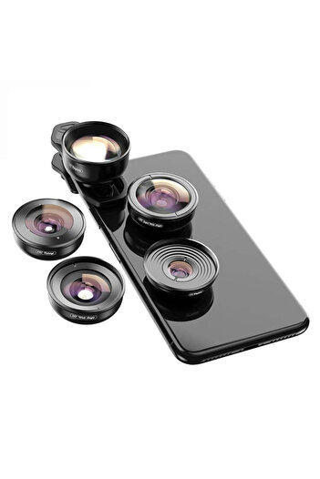 APEXEL APL-HB 5 4K HD Professional 5 in 1 Lens Kit