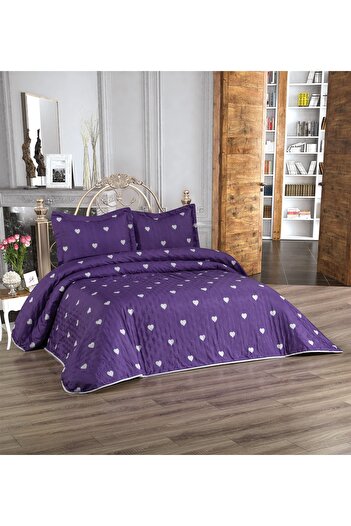 d'niss home touch of nature in your home Love Double Sided 3 Piece Double Bedspread