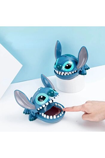 Lilo Disney Stitch Finger Bite Toy - Funny Stitch Teeth Pushing Model